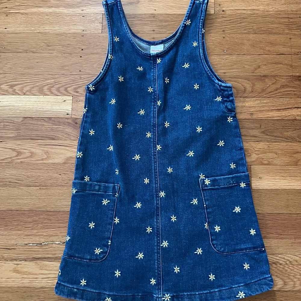 Embroidered Denim Pull-Over Jumper